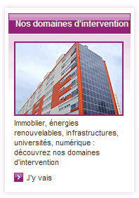 Nos domaines d'intervention