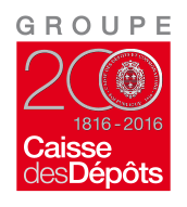 Logo Groupe Caisse des dépôts – 200 ans : 1816-2016