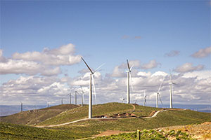 Champ d’éoliennes de Roggeveld en Afrique du sud