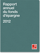 Rapport annuel du fonds d'épargne 2012