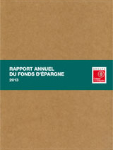 Rapport annuel du fonds d'épargne 2013