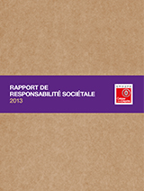 Rapport de responsabilité sociétale 2013