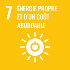 ODD N°7 - Energie propre et d'un coût abordable 