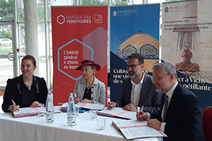 Signature des prêts Banque des Territoires avec France Thermes 