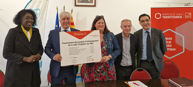 Signature du financement des projets d’Argelès-sur-Mer 