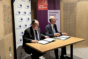 Signature du renouvellement du partenariat BEI-Caisse des Dépôts 