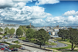 Vue de la ville de Brest 