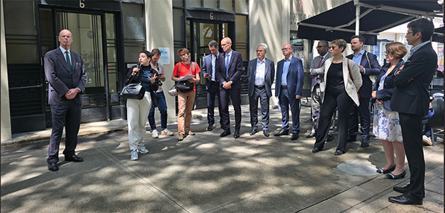 E Lombard en déplacement à Villeurbanne 