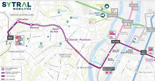 Carte du projet TEOL 