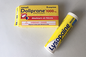 Doliprane et Lysopaïne 
