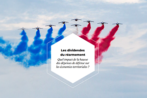 Couverture du Livre blanc de Scet Les dividendes du réarmement - Quel impact de la hausse des dépenses de défense sur les économies territoriales ? 