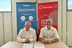 Signature du partenariat Banque des Territoires et Sowatt Solutions