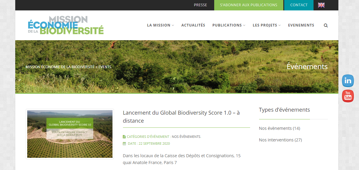 SIte Mission Biodiversité