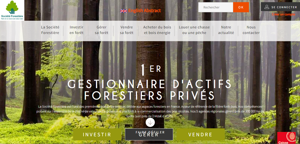 SIte Société Forestière