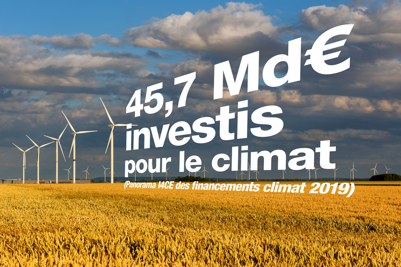 infographie 45,7 Md€ ont été investis pour le climat en France en 2018 (logement, énergies renouvelables, mobilités douces)