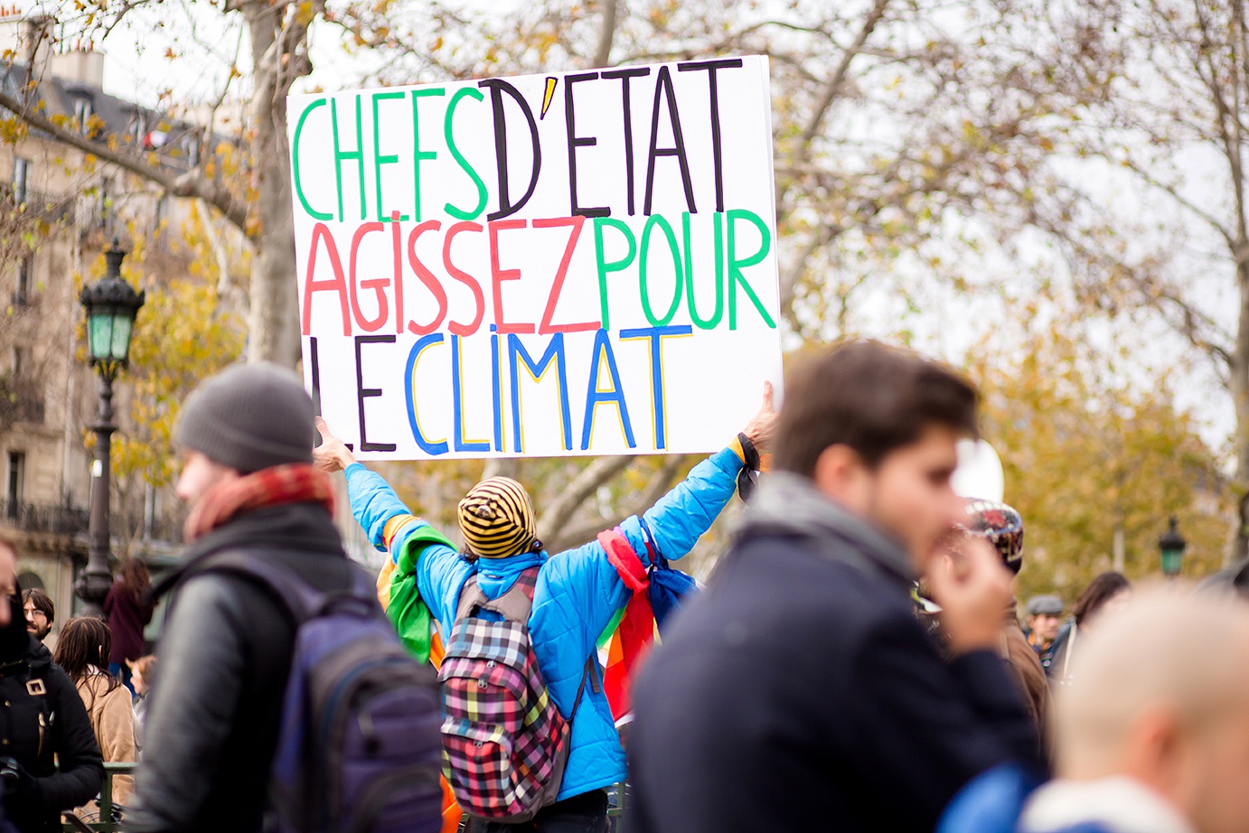 jeunes manifestants lors de la manifestation pour le climat Friday for Future