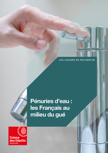 Couverture Cahier de recherche "Pénuries d’eau : les Français au milieu du gué"