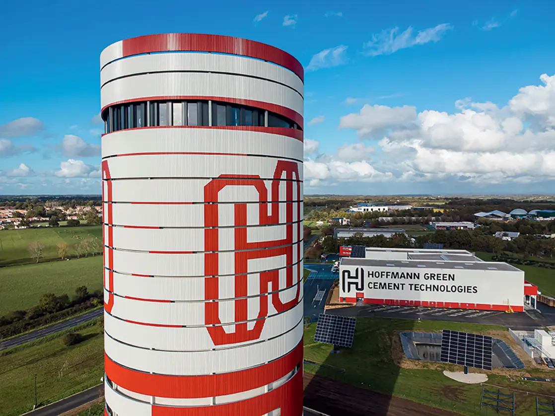 photo d'une usine de ciment