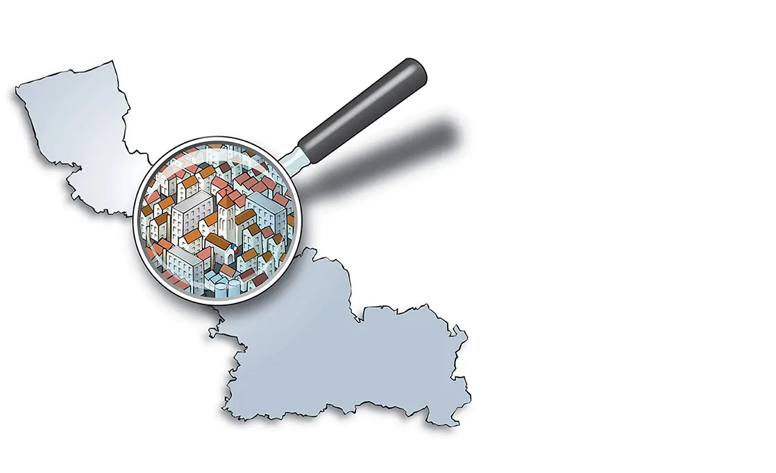 Carte de la région Nord