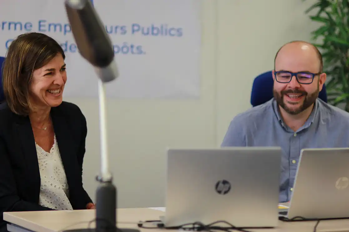 employés de la plateforme Pep's destinée aux employeurs publics