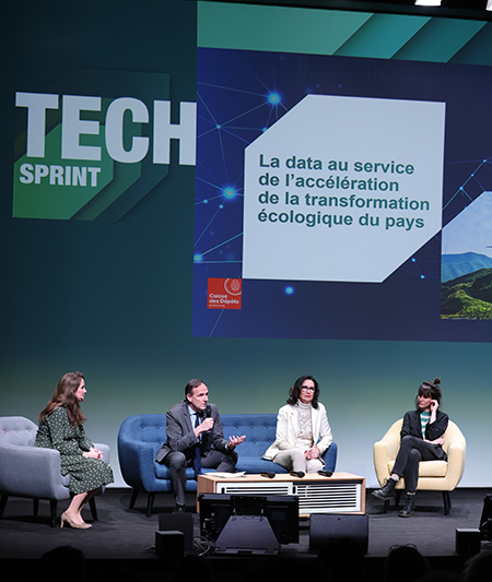 O Sichel, C Mayenobe et L Letourneau - Lancement TechSprint 30 mars 2023