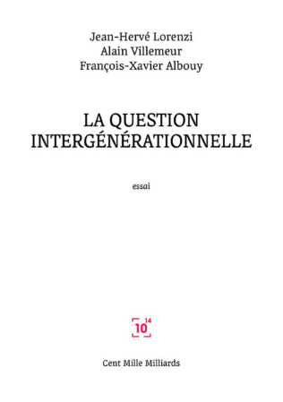 Couverture - La question intergénérationnelle