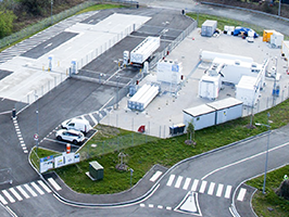 La station d’hydrogène renouvelable BelHYnov 