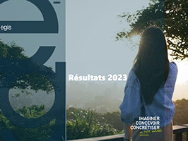 Couverture du dossier de presse Résultats 2023 d’Egis