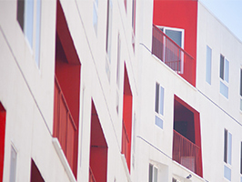 façade d'un immeuble