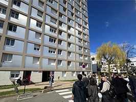 Inauguration de la réhabilitation énergétique de la résidence Castiglione à Trappes