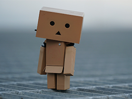 Bonhomme en carton