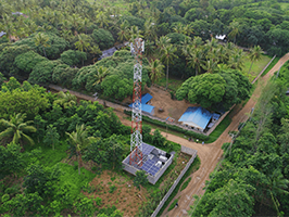 Tour de télécommunications à Likoni au Kenya 
