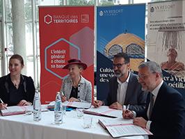 Signature des prêts Banque des Territoires avec France Thermes 