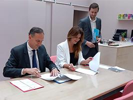 Signature de la convention entre le secrétariat d’État à l’ESS et à la Vie associative et la Banque des Territoires 