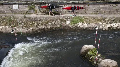 La Moselle à Epinal (Vosges, 2020)