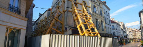 bâtiment en travaux