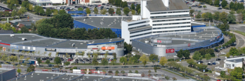 Vue urbaine aérienne