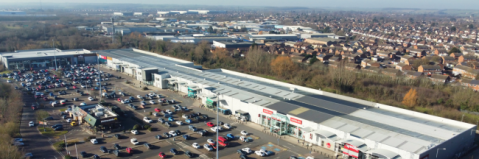 parking d'un centre commercial