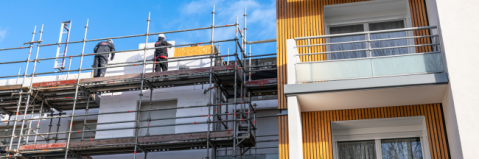 Immeuble en cours de réhabilitation