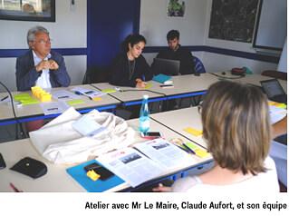 Atelier avec Mmr le Maire de Trignac 