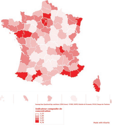 Carte de la disponibilité des compétences, une nouvelle diagonale du vide.  