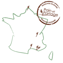 Carte des implantations du réseau BOU'SOL. 