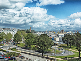 Vue de la ville de Brest 