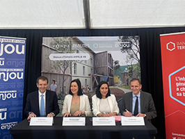 Signature du prêt pour la MECS d’Angers 