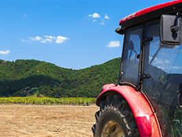 illustration : un tracteur