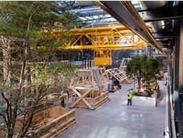 Fin de l’installation de la halle