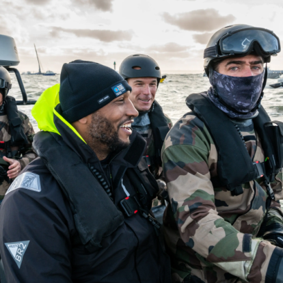 Boris Diaw en mission avec la Marine nationale